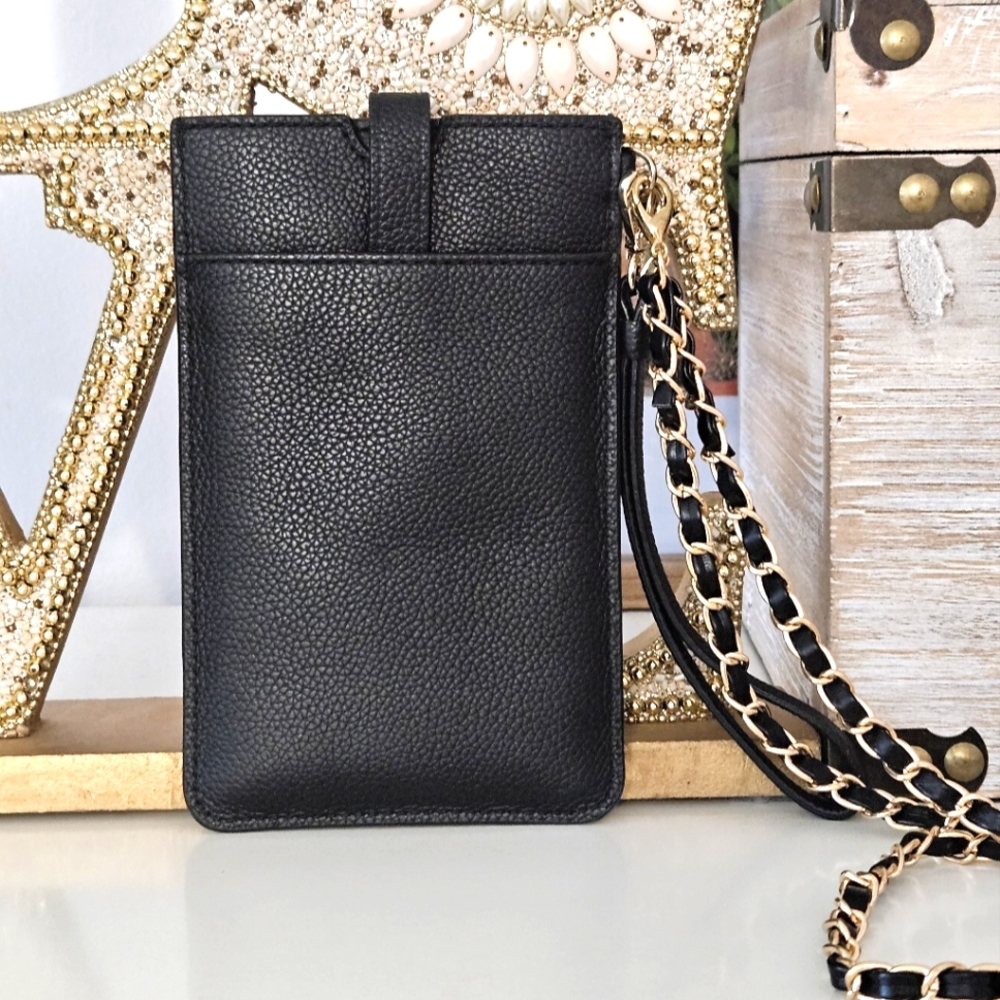 kate spade Black Studded Wristlet Crossbody Clutch - Picture 4 of 12